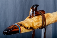 Pitch Pine Native American Flute, Minor, Mid F#-4, #O10B